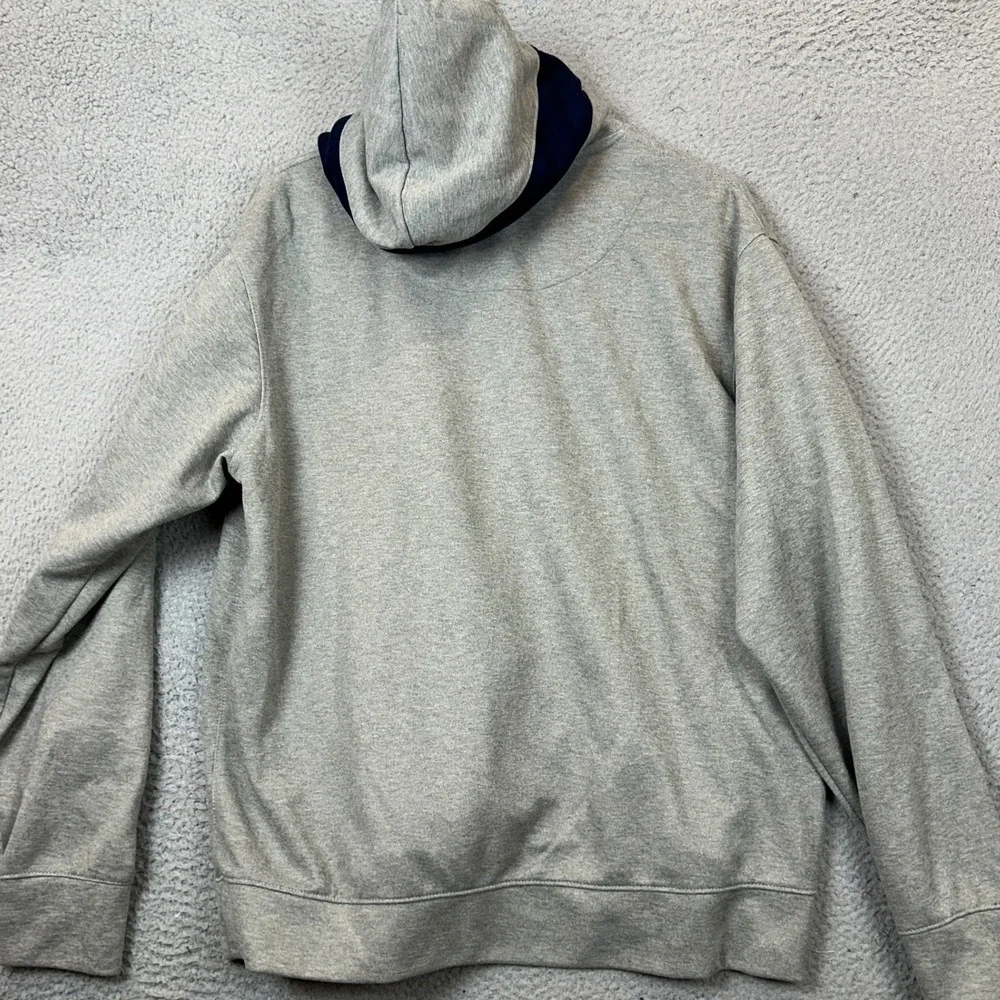 Villanova Wildcats Nike Hoodie Mens Large Dri-FIT Grey NCAA Pullover Sweatshirt